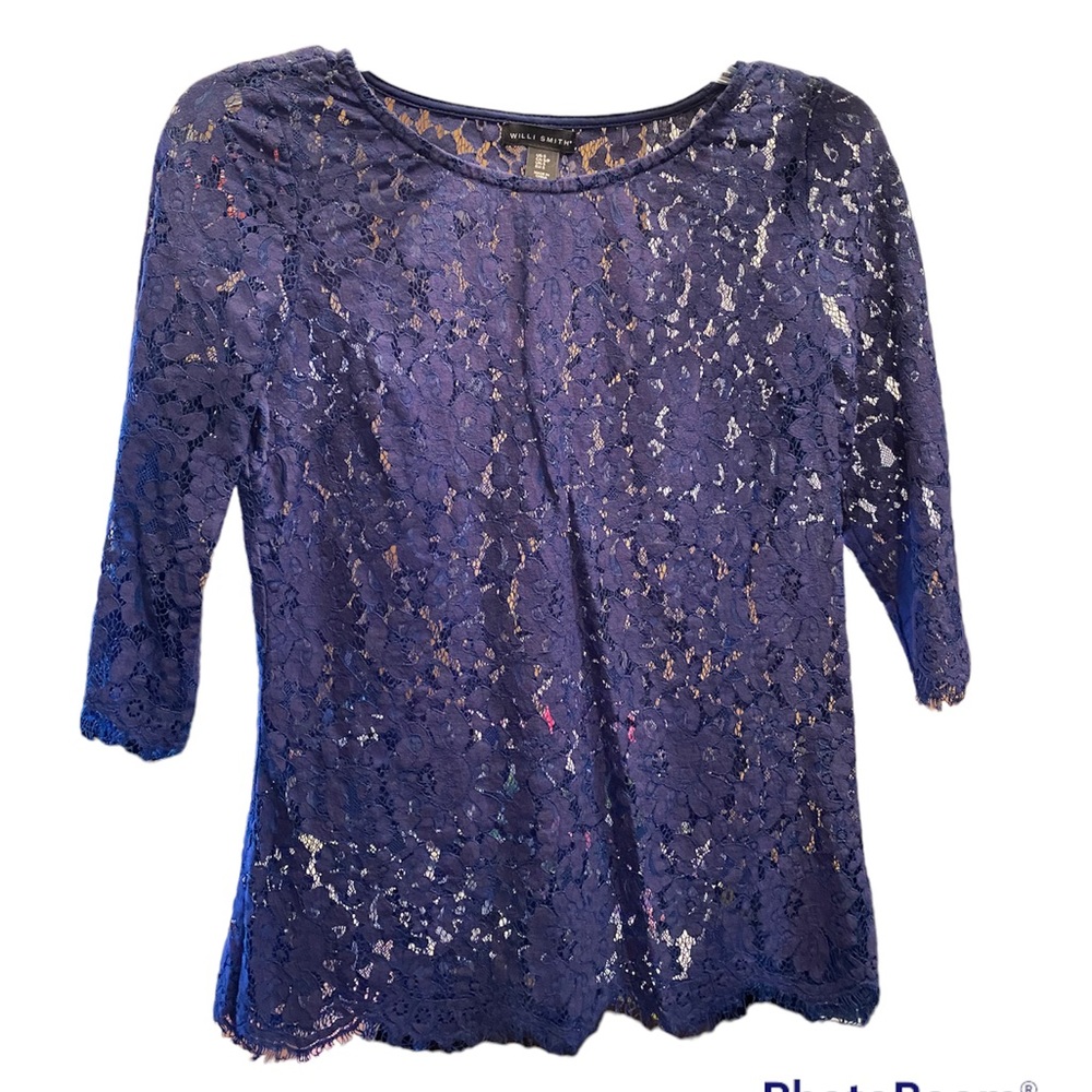 Willi Smith Lace Top Size S